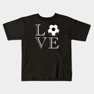 Soccer Love for the game of futbol aka soccer Kids T-Shirt